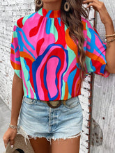 From Desk to Dinner – Ruffle Detail Top with Modern Mock Neck